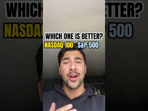 NASDAQ 100 vs S&amp;P 500? 📈 #finance #investing #stockmarket #indexfunds #investingtips #money