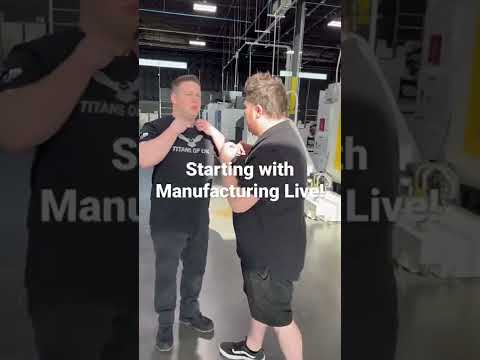 TITAN TRIFECTA Set-Up: Manufacturing Live!