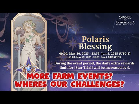PRIORITISE STAR TALENT FARMING - POLARIS BLESSING - CLAIM DAILY STAM [Sword of Convallaria]