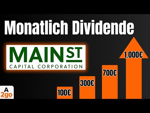 Ist Main Street Capital die BESTE Aktie mit monatlicher Dividende?