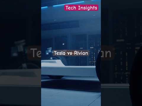 Tesla vs Rivian: The Future of Electric Cars &amp; Self-Driving Tech in 2024! ⚡🚗 #teslatechnologies