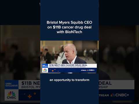 Bristol Myers Squibb CEO on $11B cancer drug deal with BioNTech