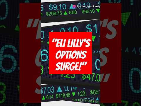 Eli Lilly&#039;s Options Surge: What You Need to Know! #elililly #trading #stockmarket #stocks