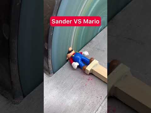 Sander VS Mario #sandervs #satisfying #mario #timelapse