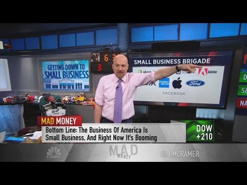 Jim Cramer: 9 stocks tied to the small business rebound